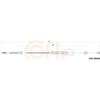 Převodovka Tažné lanko, ruční převodovka COFLE 2CB.VK020