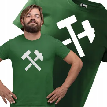 Pánské Tričko jako Dárek pro horníka - Hornický znak, k narozeninám, Valentýnu, XXL