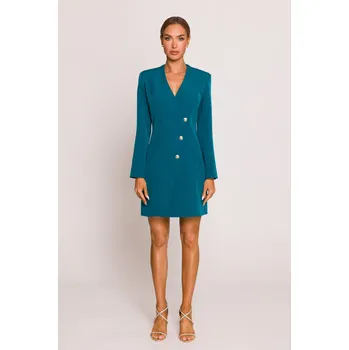 Dámské šaty Okouzlující pracovní šaty MOE nad kolena, velikost XL