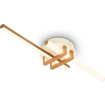 BRILONER Tinka stropní svítidlo 78x16 cm - 18W, 2000lm, LED, teplá bílá, kávová 3953024