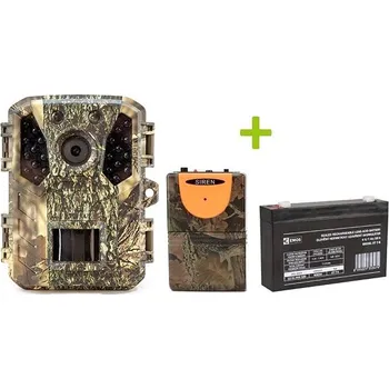 Foto OXE Gepard II, lovecký detektor, externí akumulátor 6V/7Ah a napájecí kabel + 32GB SD a 6ks baterií