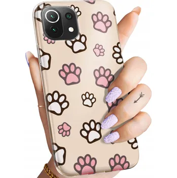 Pouzdro na mobilní telefon Zadní Kryt Hello Case pro Xiaomi Mi 11 Lite 5G béžový