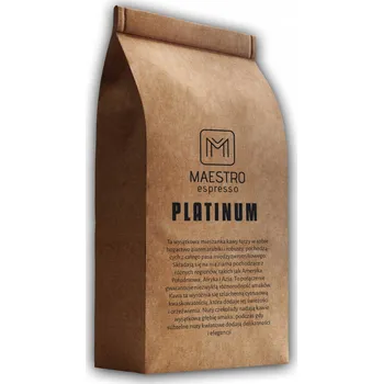 Káva zrnková směs Maestro Espresso Platinum 1000 g