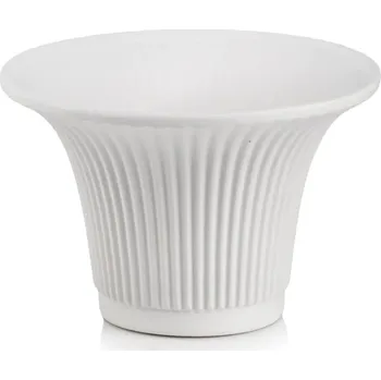 Obraz Bílý keramický Květináč Polnix 15 cm x 15 x 10 cm