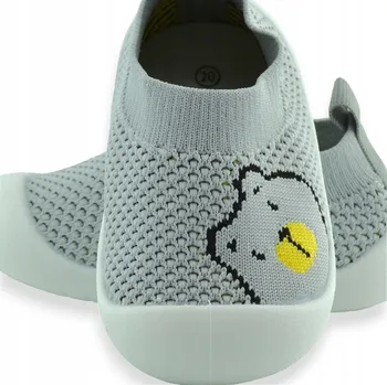 Dívčí obuv Befado dětské papuče šedé, velikost 18