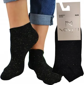 Dámské ponožky Kotníkové Ponožky NOVITI bez vzoru, velikost 35-38