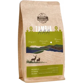 Káva ČERSTVĚ PRAŽENÁ ZRNKOVÁ KÁVA ZAMBIE AAA 250G 100% ARABICA SPECIALITY