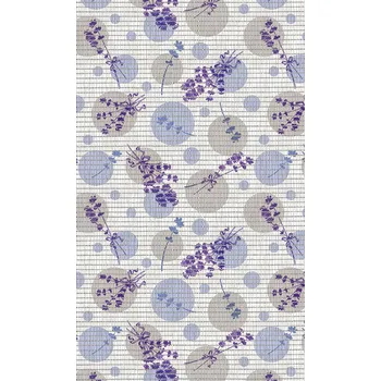 Koberec Nese plastik Aquamat 4018 - pěnová předložka - levandule ks Barva: fialová, šíře: 65 cm x 100 cm