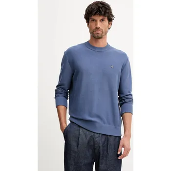 Pánský svetr Svetr United Colors of Benetton pánský, modrá barva, 1V4KU10AF 95X, vel. M