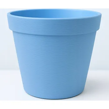 Květináč Květináč plast modrý Admit 22 cm x 22 x 20 cm