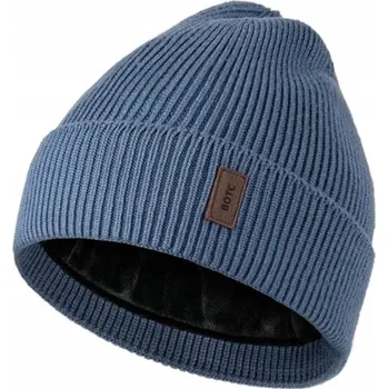 Čepice BOTC zimní čepice beanie modrá, univerzální velikost
