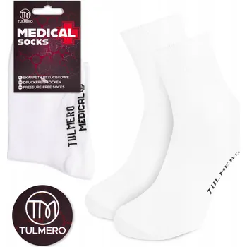 Pánské ponožky PONOŽKY TULMERO MEDICAL PÁNSKÉ PRO DIABETIKY BEZ GUMIČKY POHODLNÉ 44-46