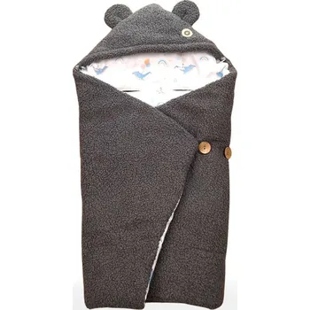 Zavinovačka XKK Zimni zavinovací fusak do autosedačky Xkko Lux Sky Whale