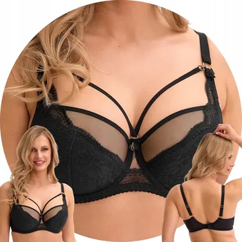 Podprsenka Gaia podprsenka polovyztužená černá velikost 75D