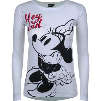 Blůzka Minnie Mouse Hej Girl bílá 158