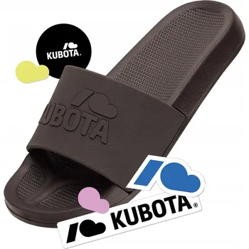 Pracovní obuv Pánské pantofle Kubota Basic Flat Hnědé, velikost 42