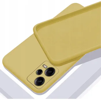 Pouzdro na mobilní telefon Zadní Kryt RCBR pro Xiaomi Redmi Note 12 Pro plus 5G SILICON CASE žlutý