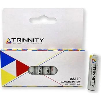 Článková baterie Baterie - alkalická AAA, LR03, 1.5V, balení 10 kusů, TRINNITY