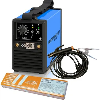 Svářečka Set svářečka KITin 165 KÜHTREIBER + svařovací kabely 3 m + elektrody 7018