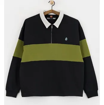 Pánská mikina Santa Cruz Screaming Mini Flame 1/4 Zip (black) L, černá