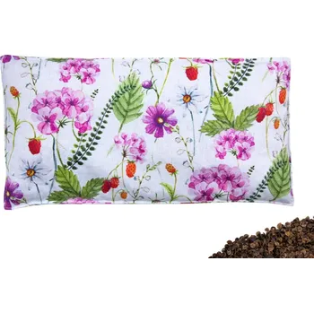 Polštář VFstyle pohankový polštářek 30x15 cm Flowers