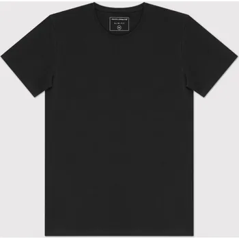 Pánské tričko Hladké černé pánské tričko Pako Lorente, vel. L