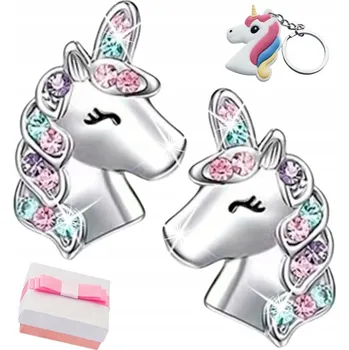 Náušnice Dětské Náušnice Mennica Bydgoska jednorožci ryzost 925