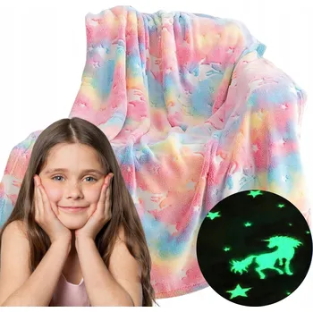 deka Deka MAKOIA 200 x 150 cm růžová se zvířátky