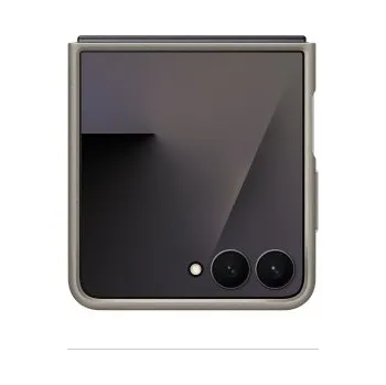 Pouzdro na mobilní telefon Samsung Ochranný kryt z veganské kůže Flip7 Taupe
