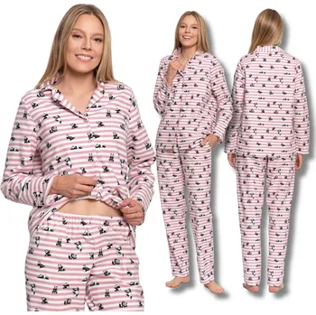 Dámské pyžamo Moraj dámské pyžamo bavlna růžové velikost S