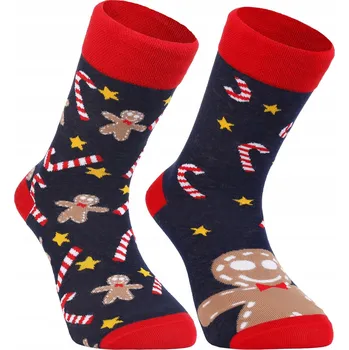 Pánské ponožky Vánoční PONOŽKY s perníčky, PERNÍKY PONOŽKY MORAJ, sváteční, velikost 39-42