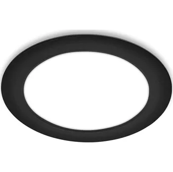 BRILONER Jeft vestavný spot 22mm - 230V, 18W, 1980lm, LED, neutrální bílá, černá 7995015