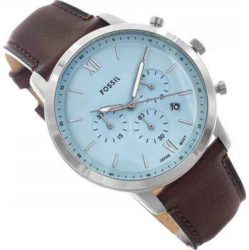 Hodinky PÁNSKÉ HODINKY FOSSIL FS6109 NEUTRA CHRONOGRAF S KOŽENÝM ŘEMÍNKEM, ELEGANTNÍ