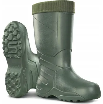 Pracovní obuv Holínky Gumáky vysoké celoroční Dry Walker Zateplené Pěnové Zelené 48