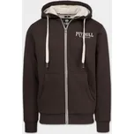 PitBull West Coast Pánská mikina RUFFIN DETROIT KPZ - hnědá - PWC_PMRUFFINDET_BRN Velikosti: L