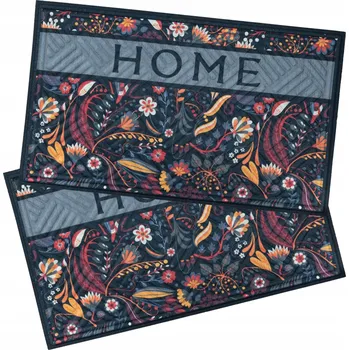 Hotová gumová/textilní rohožka 45 x 75 cm