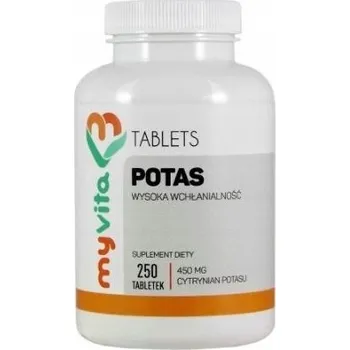 Myvita Draslík (citrát draselný) 450 mg 250 tablet