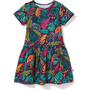 Dámské šaty Dětské rozšířené šaty TuSzyte , nad kolena bavlna velikost 128