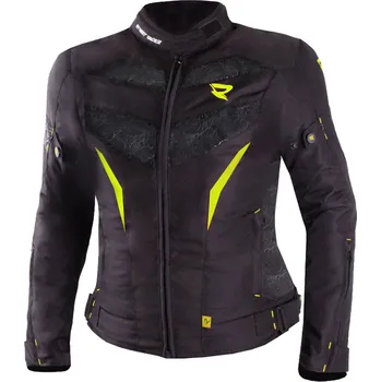 Moto bunda Dámská bunda na motorku Street Racer Rose černo-fluo žlutá 3XL