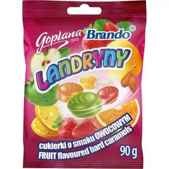 Bonbon Goplana Bonbóny Landrynky Karamelky Tvrdé s Ovocnou Příchutí 90 g