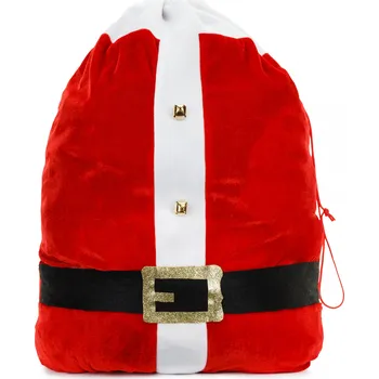 Dárková taška Dárkový pytel Santa Claus, mix barev, 50 × 70 cm