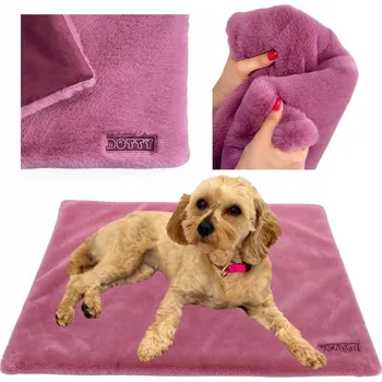 Pelíšek pro psa Pelíšek pro psy DOTTY šedý 60 cm x 45 cm