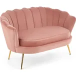 Dvoukřeslo Halmar AMORINITO XL světle růžové