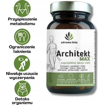 Spalovač tuku Architekt Max odchudzanie FAT BURNER Spalovač tuku Metabolismus