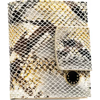 Peněženka Peterson peněženka z pravé kůže béžová - dámská