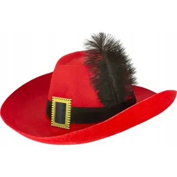 Klobouk Klobouk mušketýra červený