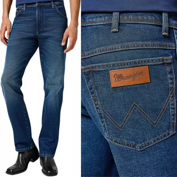 Pánské džíny Wrangler Texas pánské džíny rovného střihu, velikost 32/30