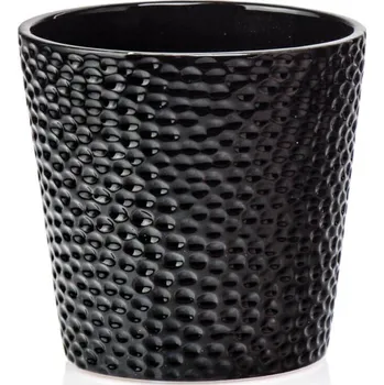 Květináč Květináč 14 cm keramický černý 05.374.14 POLNIX