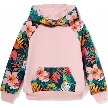 Dívčí oblečení TuSzyte dětská mikina bavlna růžová, velikost 110