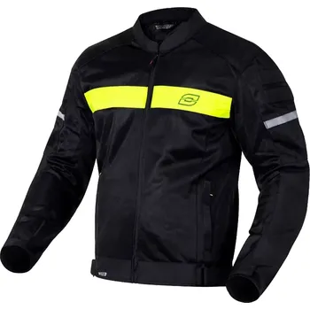 Moto bunda Bunda na motorku Ozone Dart černo-fluo žlutá 3XL